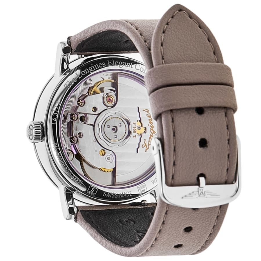 Longines Elegant Collection Automatic Automatic White Dial Fabric Strap Women's Watch L4.312.4.11.2