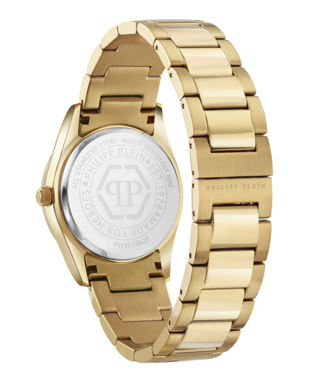 Plein Icon Chain Crystal Watch