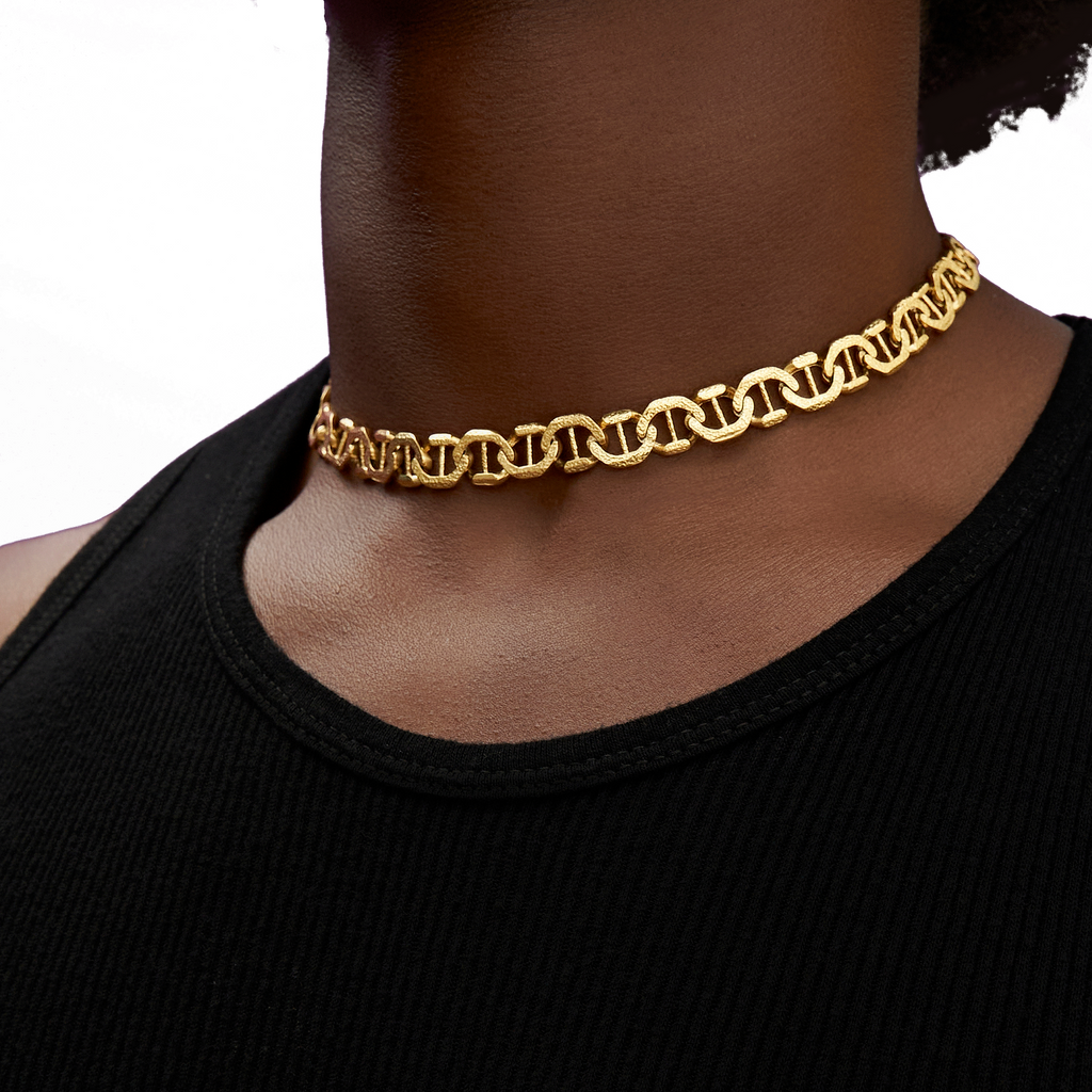 Mariner Chain in Yellow Gold - 9MM