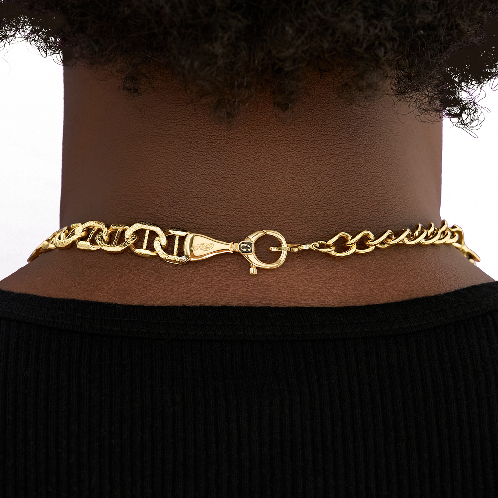 Mariner Chain in Yellow Gold - 9MM