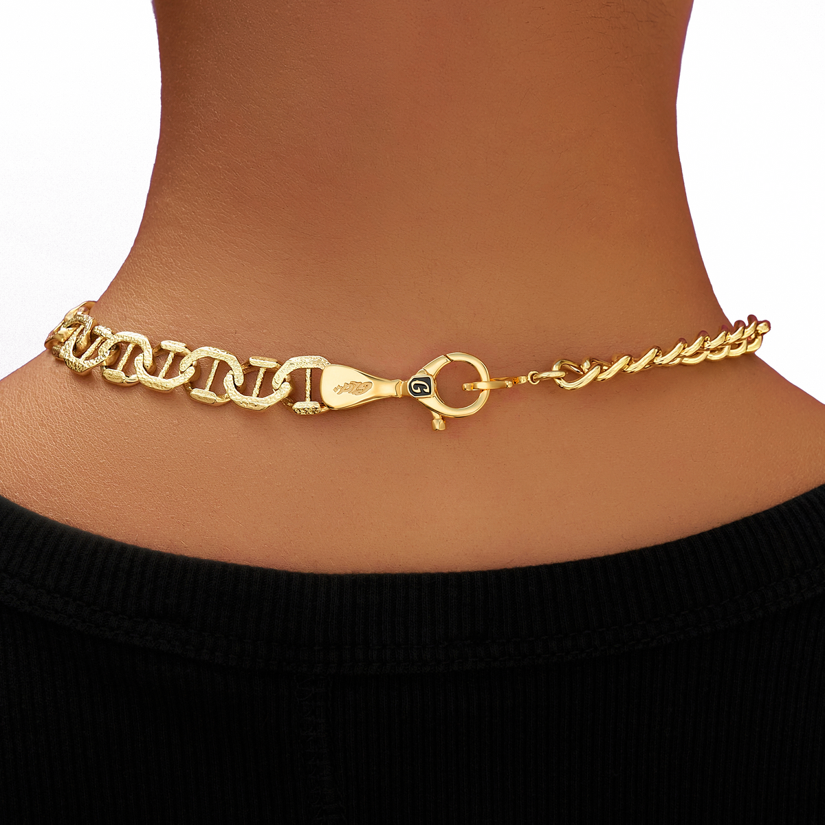 Mariner Chain in Yellow Gold - 9MM