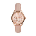 Fossil Women's Rye 36mm Multifunction, Rose Gold-Tone Alloy Watch