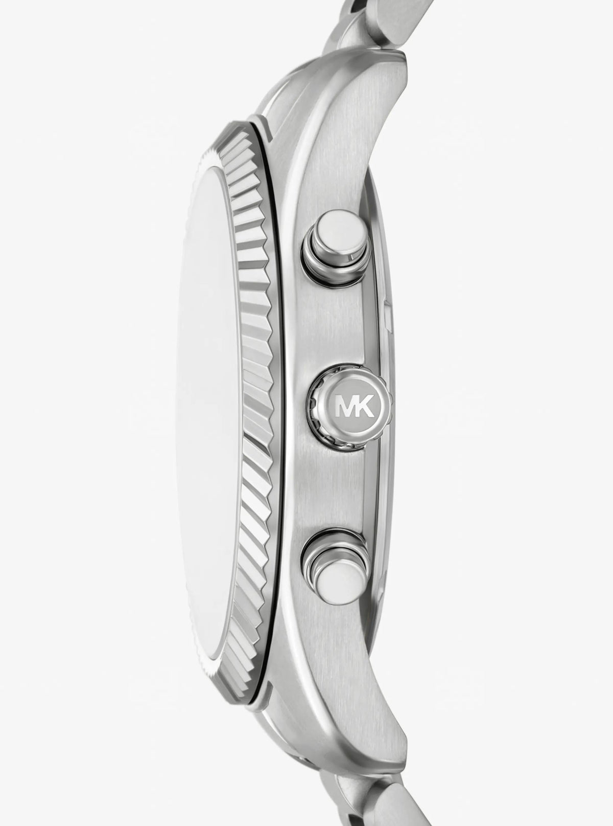 Oversized Lexington Pavé Silver-Tone Watch