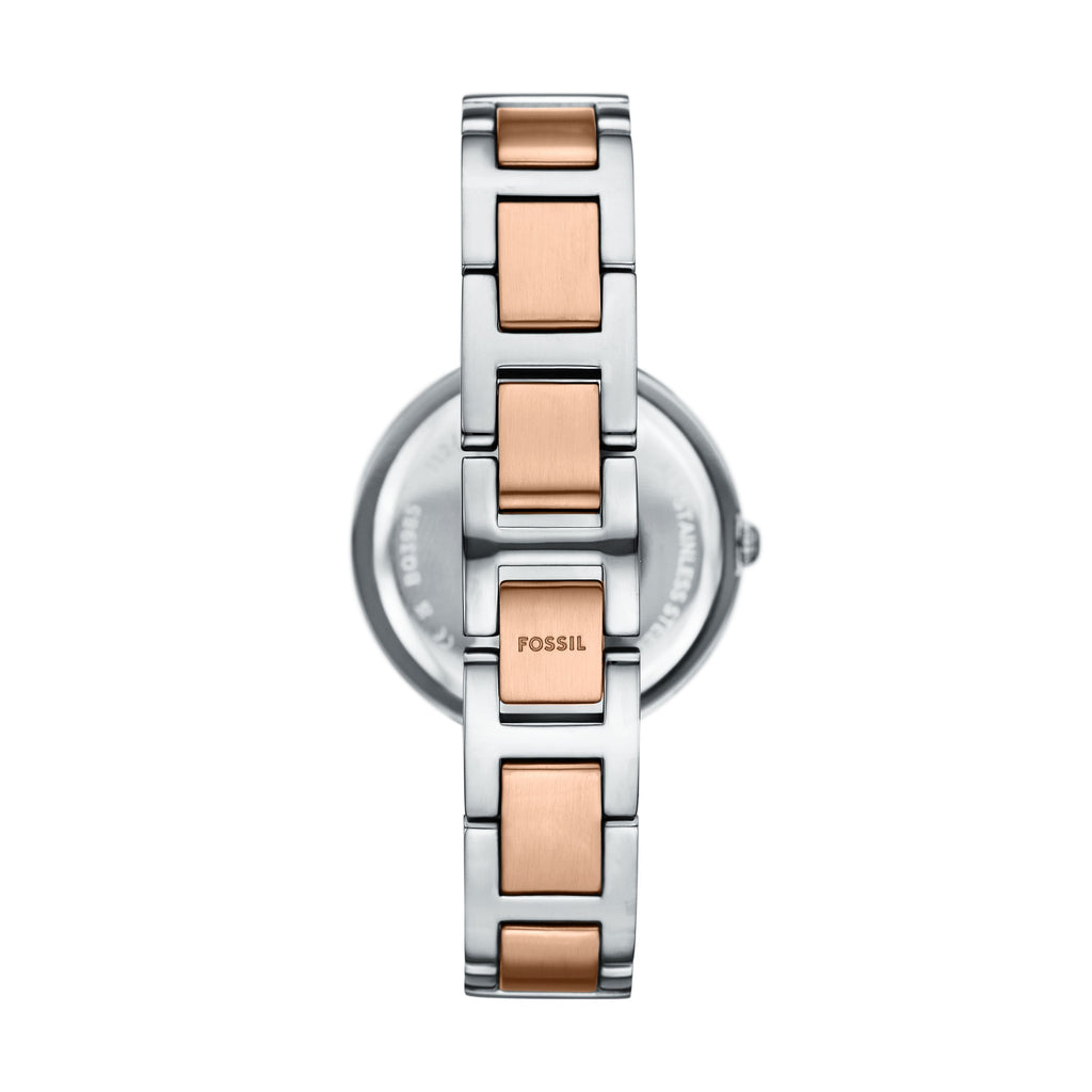 Fossil Women's Karli 32mm Three-Hand, Silver-Tone Alloy Watch