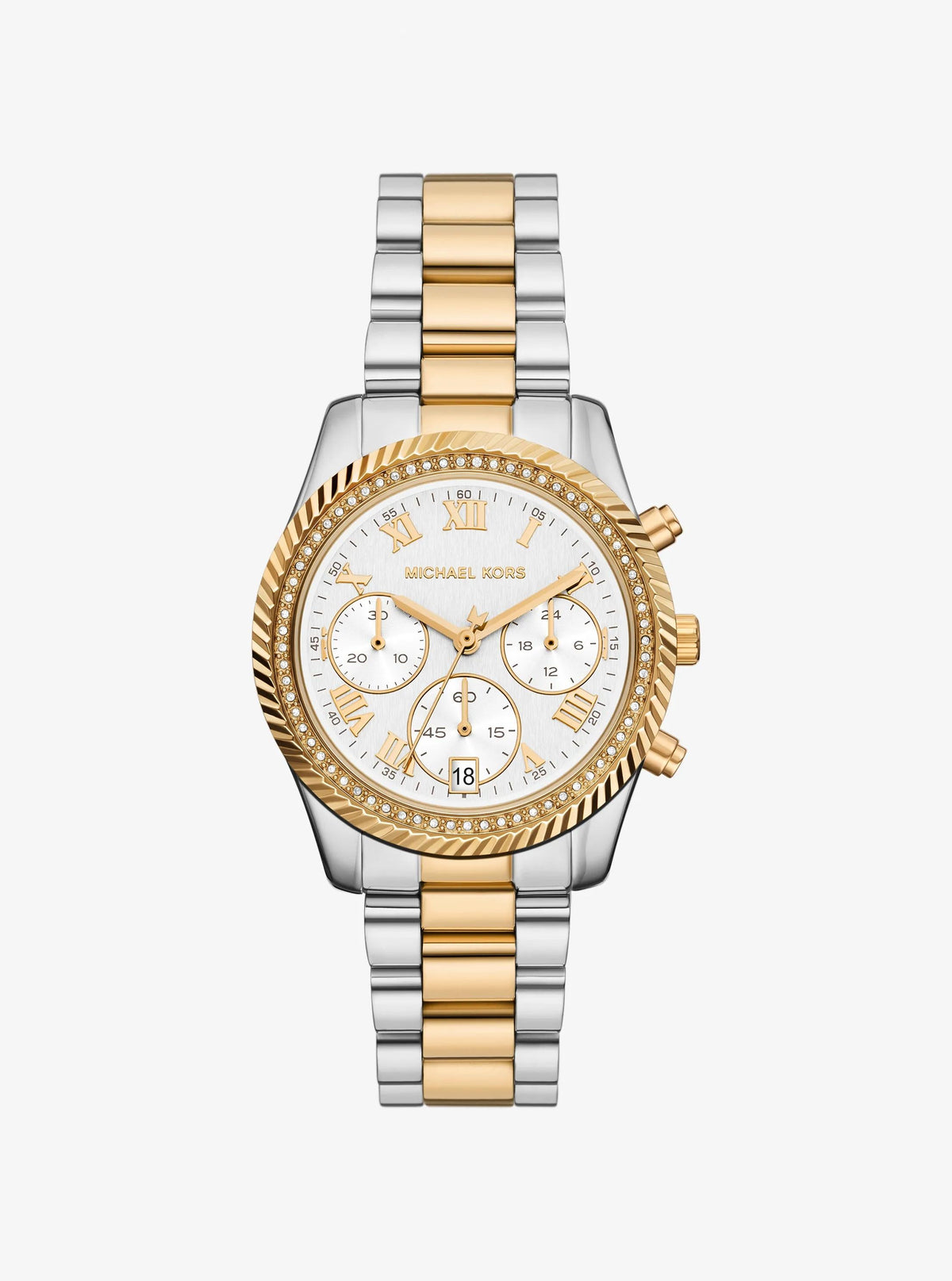 Lexington Pavé Two-Tone Watch