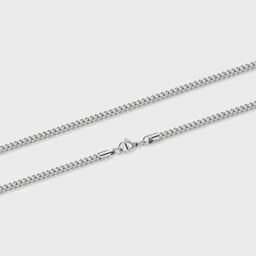 Cuban 5mm + Franco 3mm Stack (Silver)