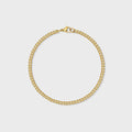 Women's Micro Cuban Bracelet (Gold)