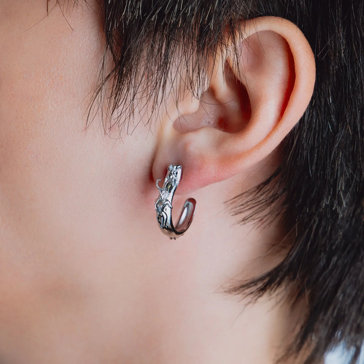 SUCCUBUS OPEN HOOP EARRING