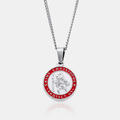 Enamel Saint Christopher (Silver)