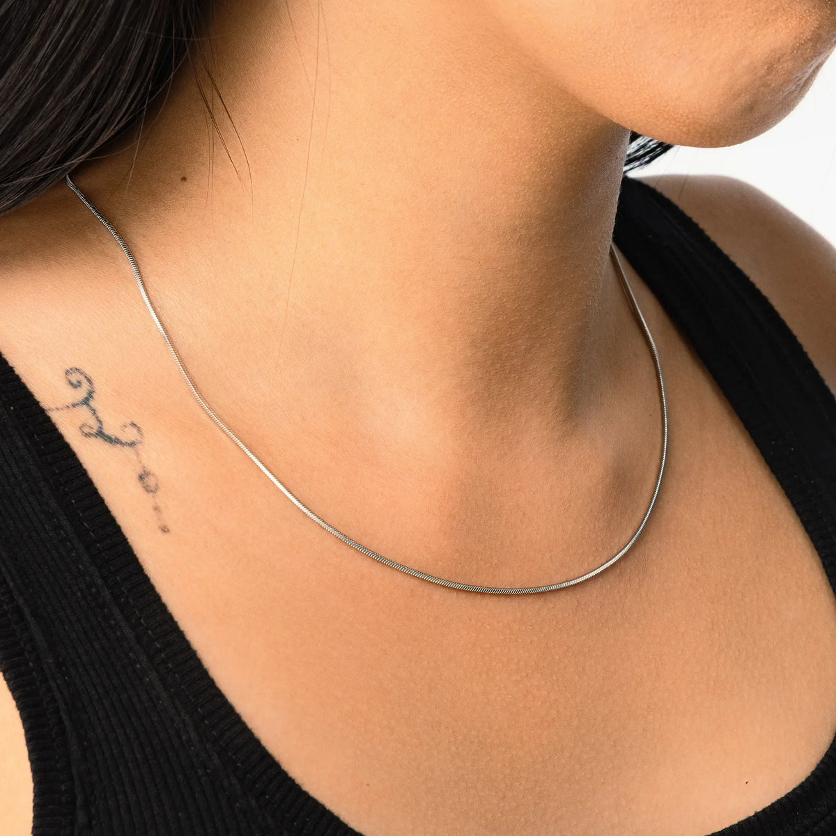 STAINLESS STEEL SQUARE SNAKE CHAIN