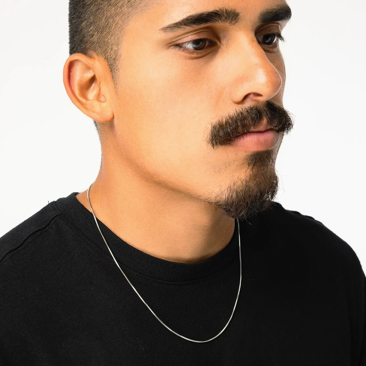 STAINLESS STEEL SQUARE SNAKE CHAIN