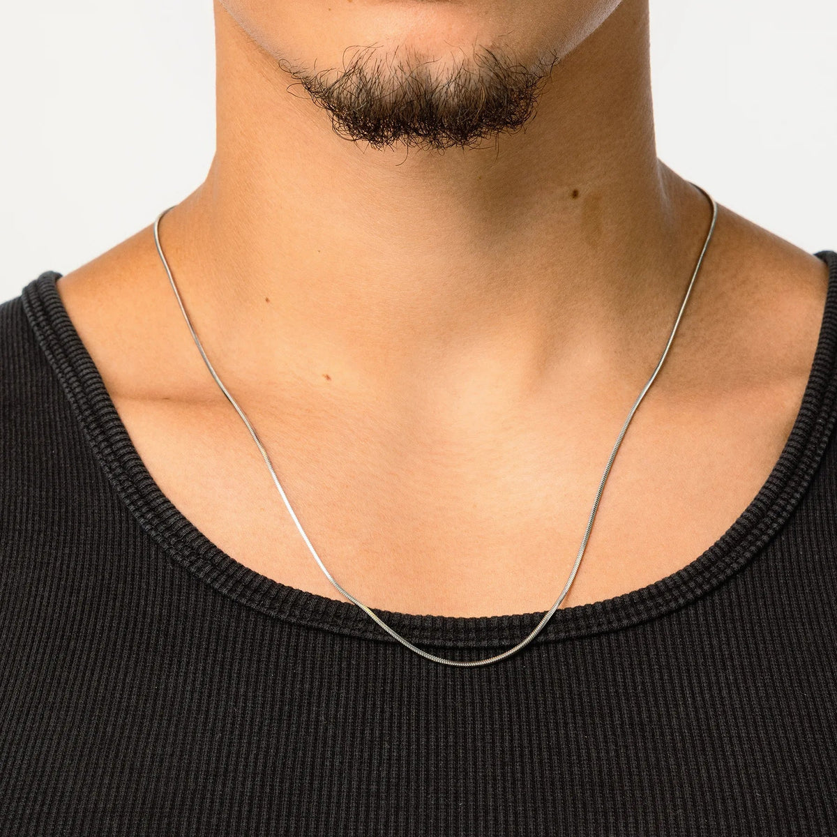 STAINLESS STEEL SQUARE SNAKE CHAIN