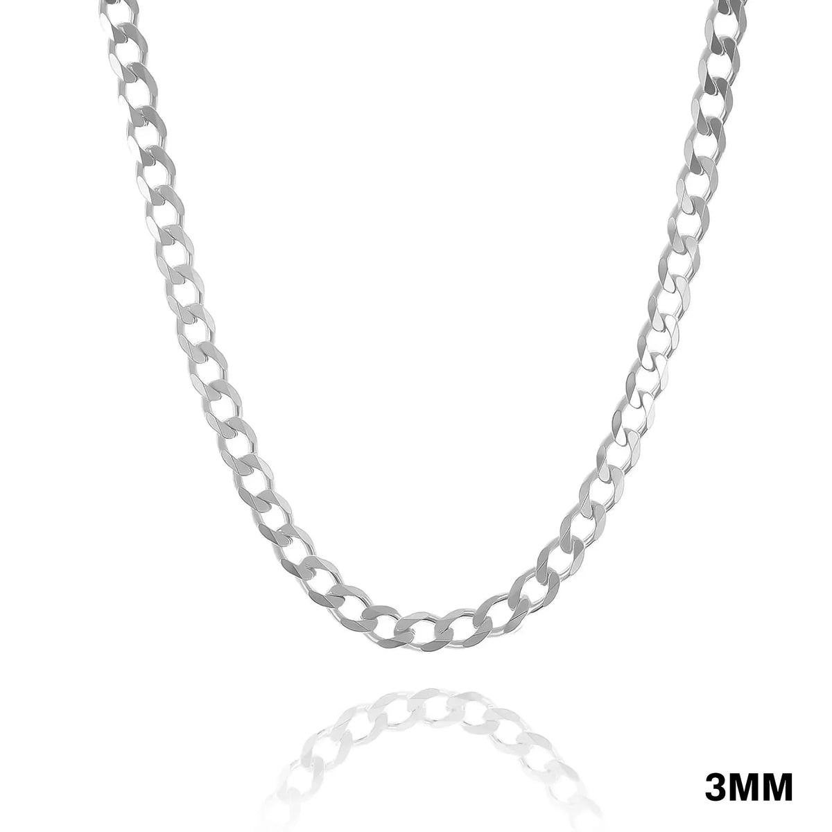 STERLING SILVER CURB CHAIN