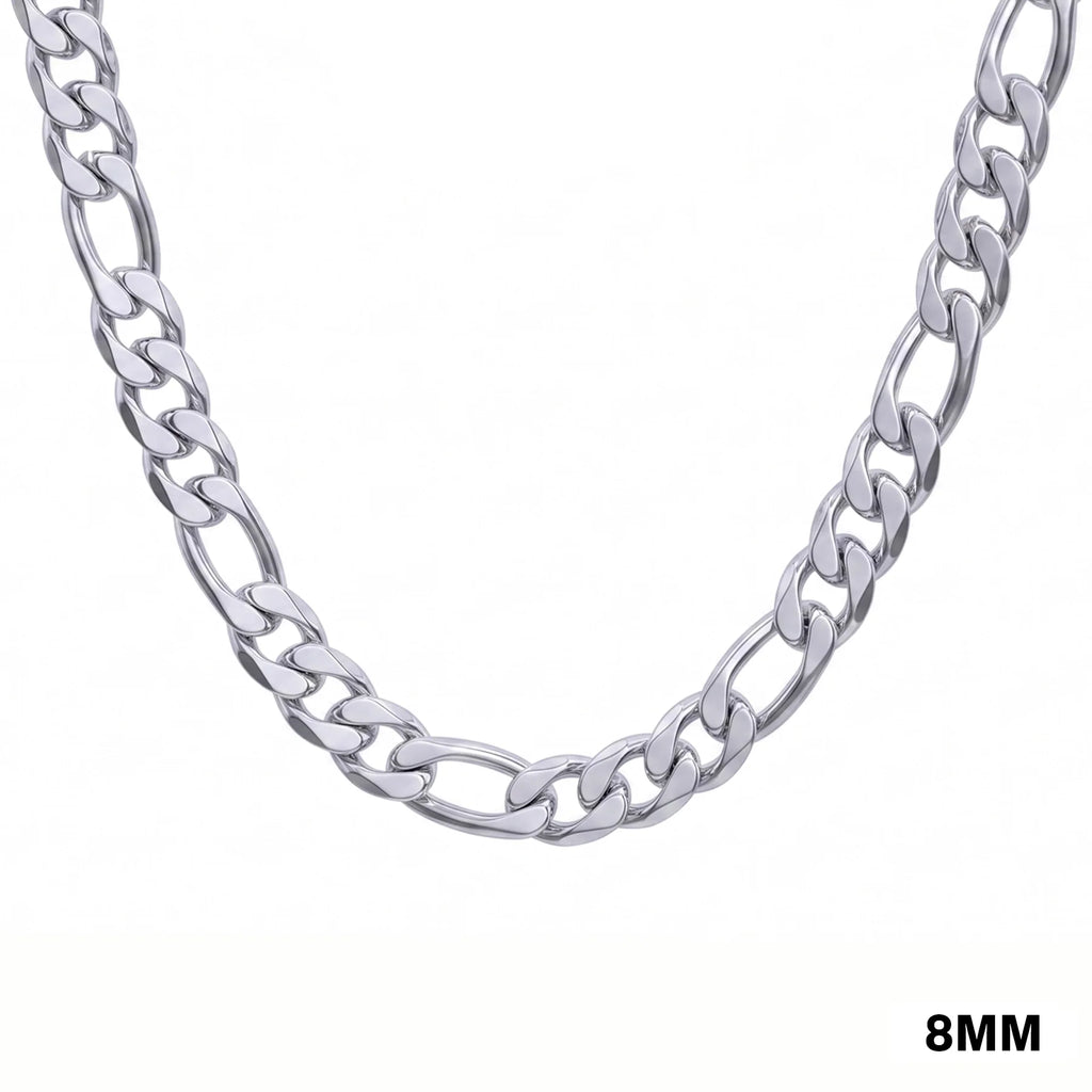 STAINLESS STEEL FIGARO CHAIN