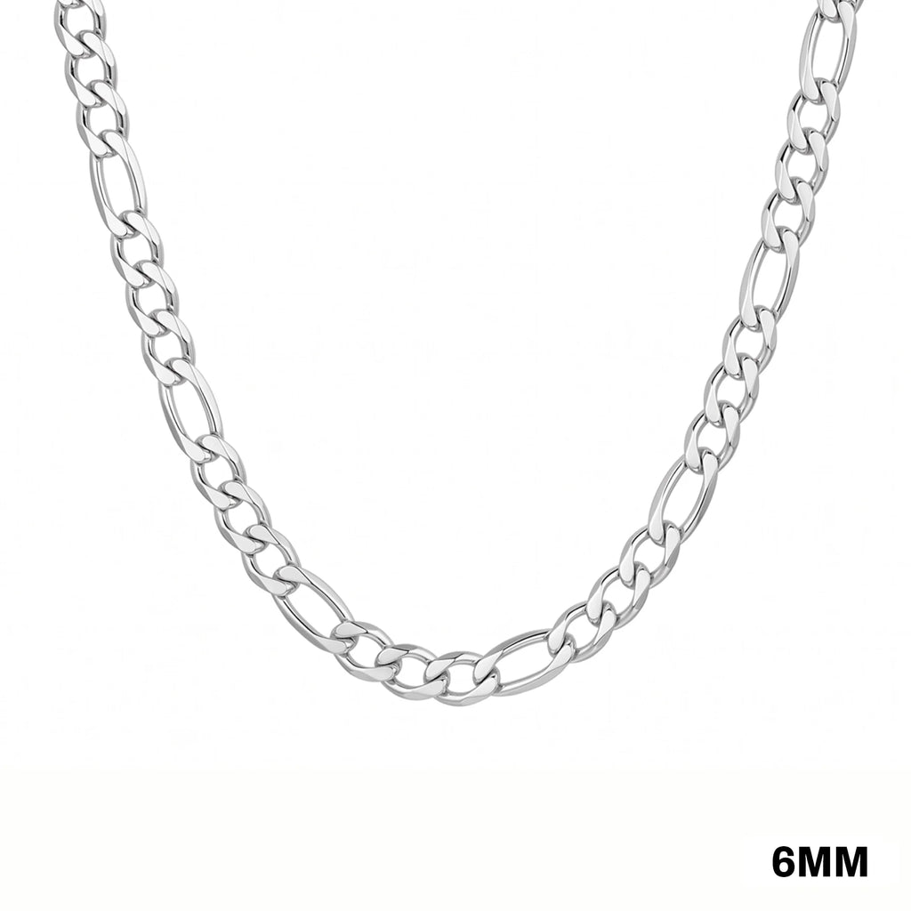 STAINLESS STEEL FIGARO CHAIN
