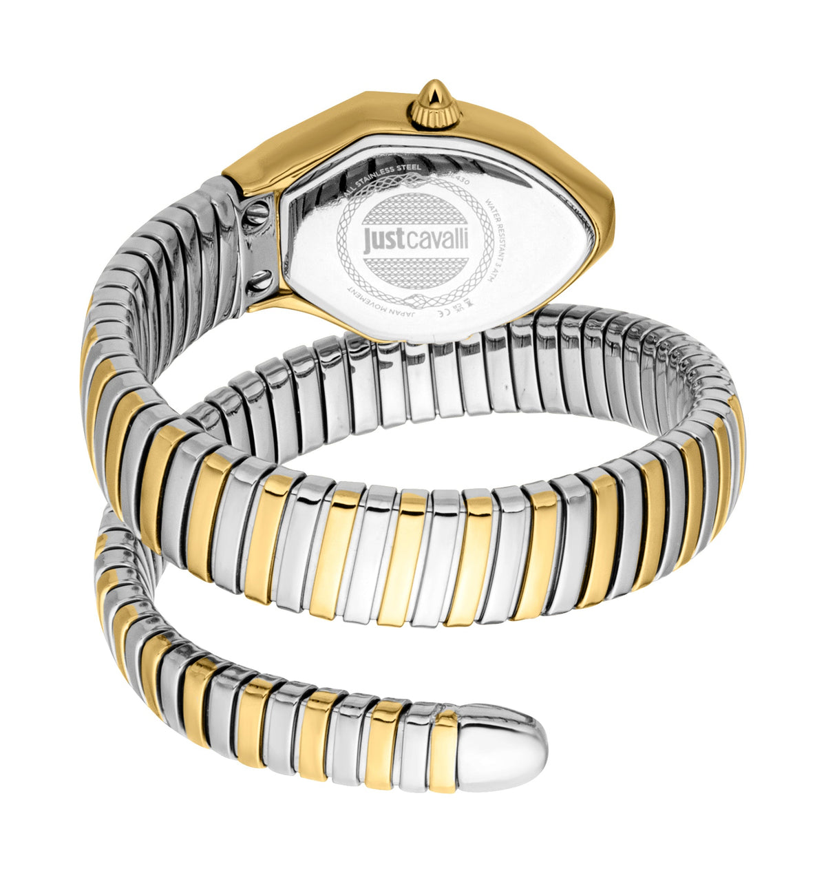 Just Cavalli Women's Snake 316L Stainless Steel Watch