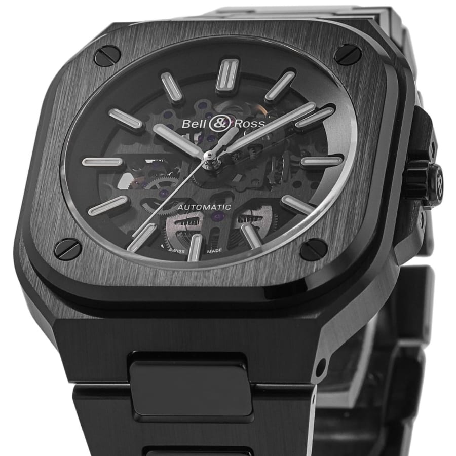 Bell & Ross BR 05 Skeleton Automatic 41mm Black Dial Ceramic Men's Watch BR05A-BL-SK-CE/SCE