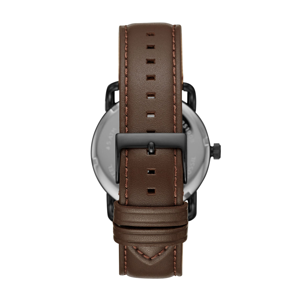Fossil Men's Copeland 42mm Three-Hand, Black Stainless Steel Watch