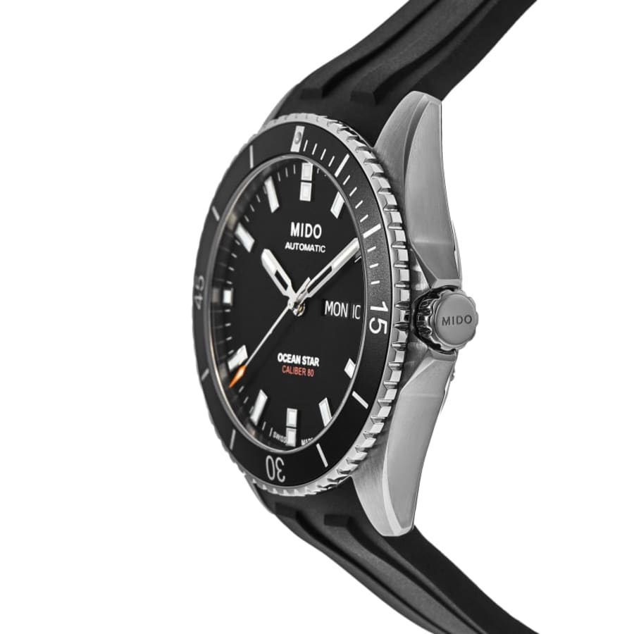 Mido Ocean Star 200 Black Dial Rubber Strap Men's Watch M026.430.17.051.00