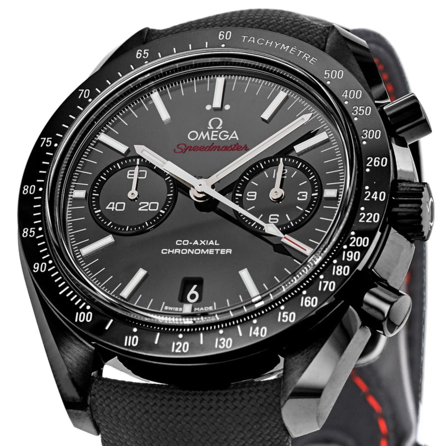 Omega Speedmaster Dark Side of the Moon Chronograph Black Dial Nylon Strap Men's Watch 311.92.44.51.01.007