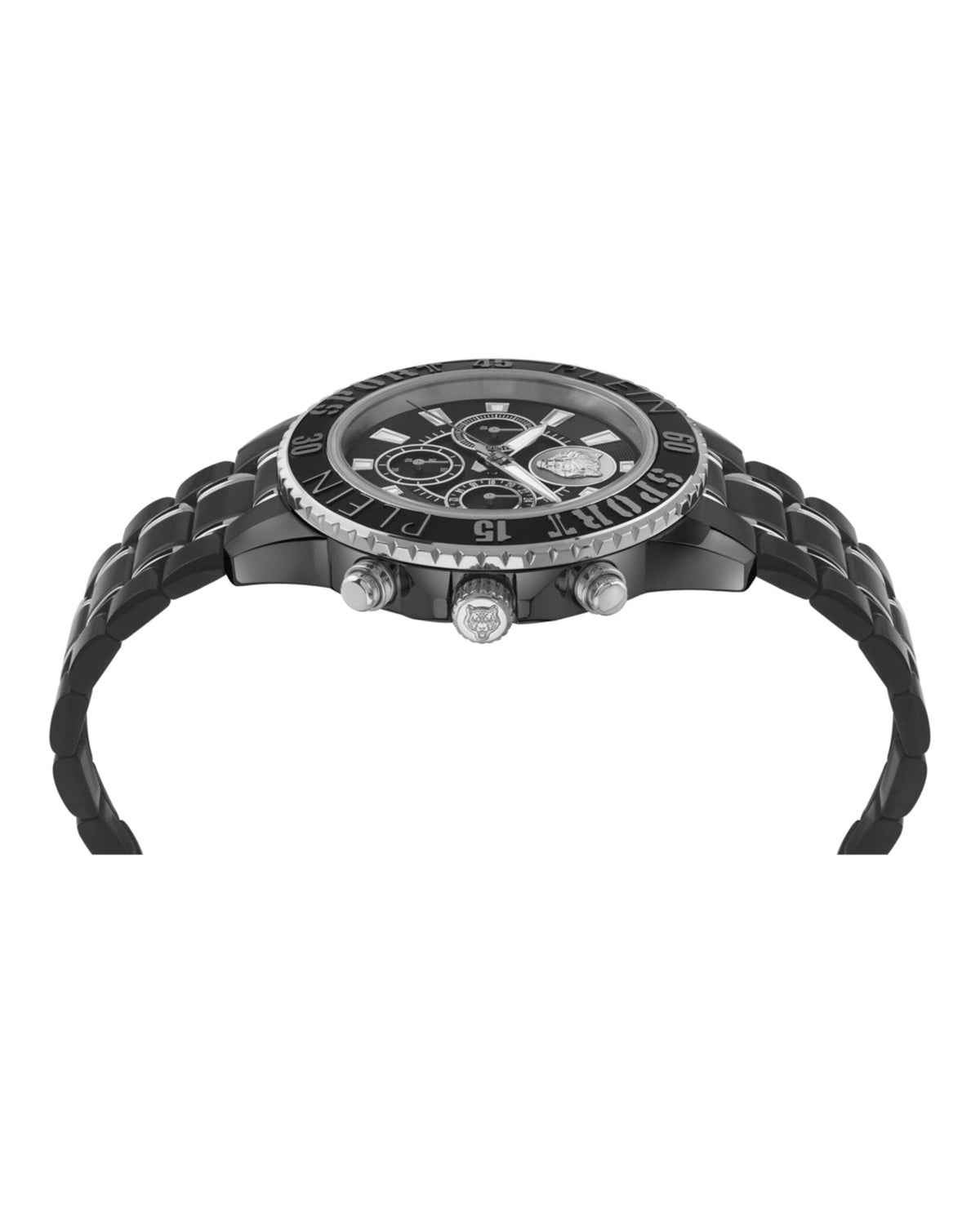 Glam Chrono Silicone Watch