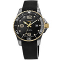 Longines HydroConquest Automatic Black Dial Rubber Strap Men's Watch L3.781.3.56.9