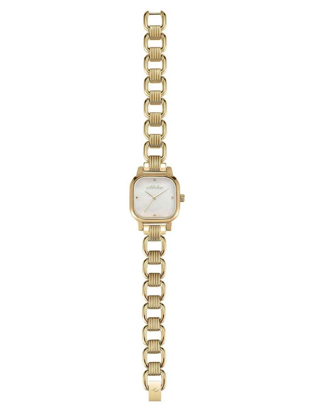 Women's Classic Square Bracelet Watch In Gold