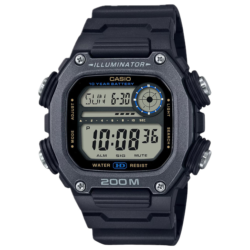 Casio Men's Heavy-Duty Digital Sport Watch with Black Dial - DW-291HX-1AV
