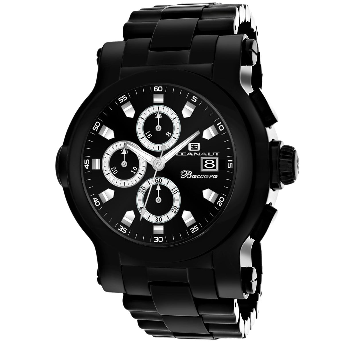 Oceanaut Men's Baccara XL Black Round 50mm