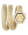 $nake Hexagon Crystal Watch
