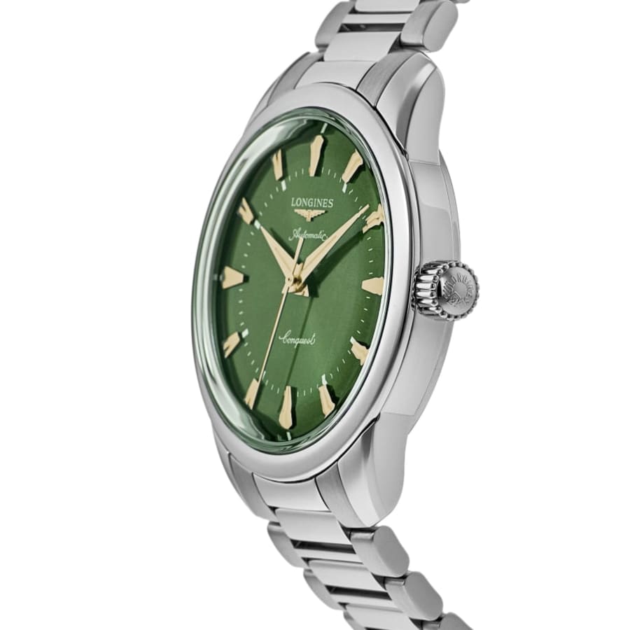 Longines Conquest Heritage Automatic Green Dial Stainless Steel Men's Watch L1.650.4.02.6
