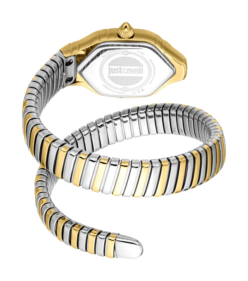 Just Cavalli Women's Snake 316L Stainless Steel Watch