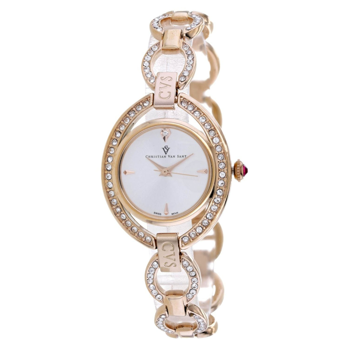 Christian Van Sant Women's Stella White Dial Watch