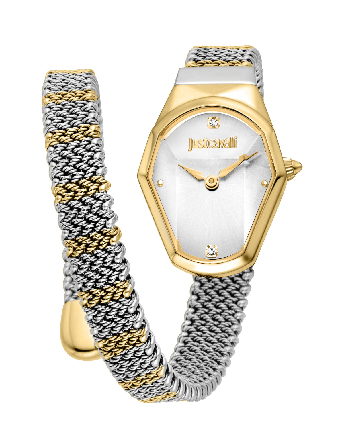 Just Cavalli Women's Snake 316L Stainless Steel Watch