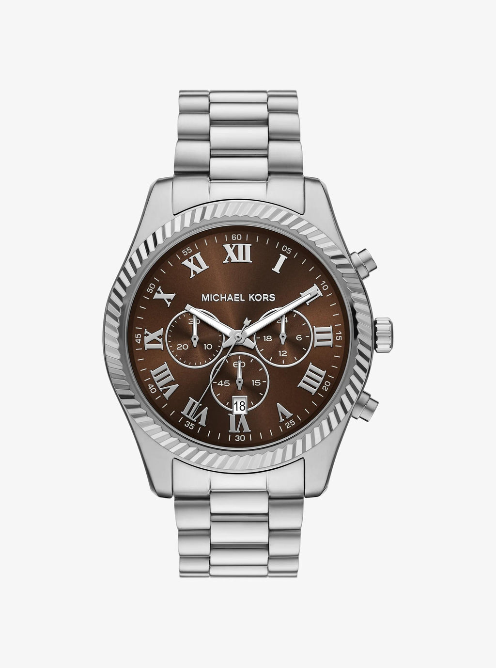 Oversized Lexington Silver-Tone Watch