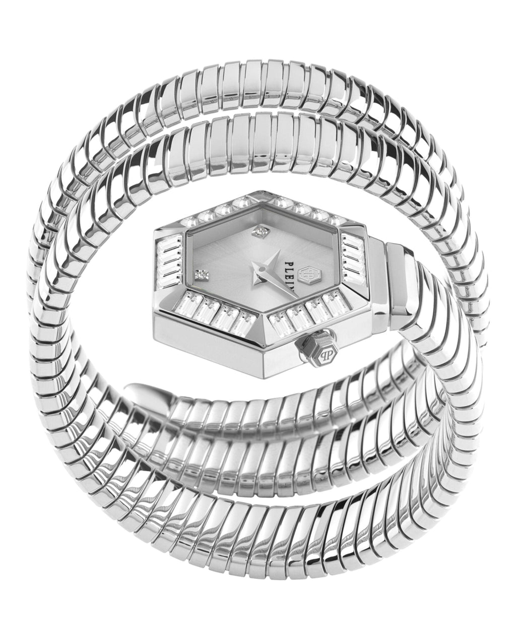$nake Hexagon Crystal Watch
