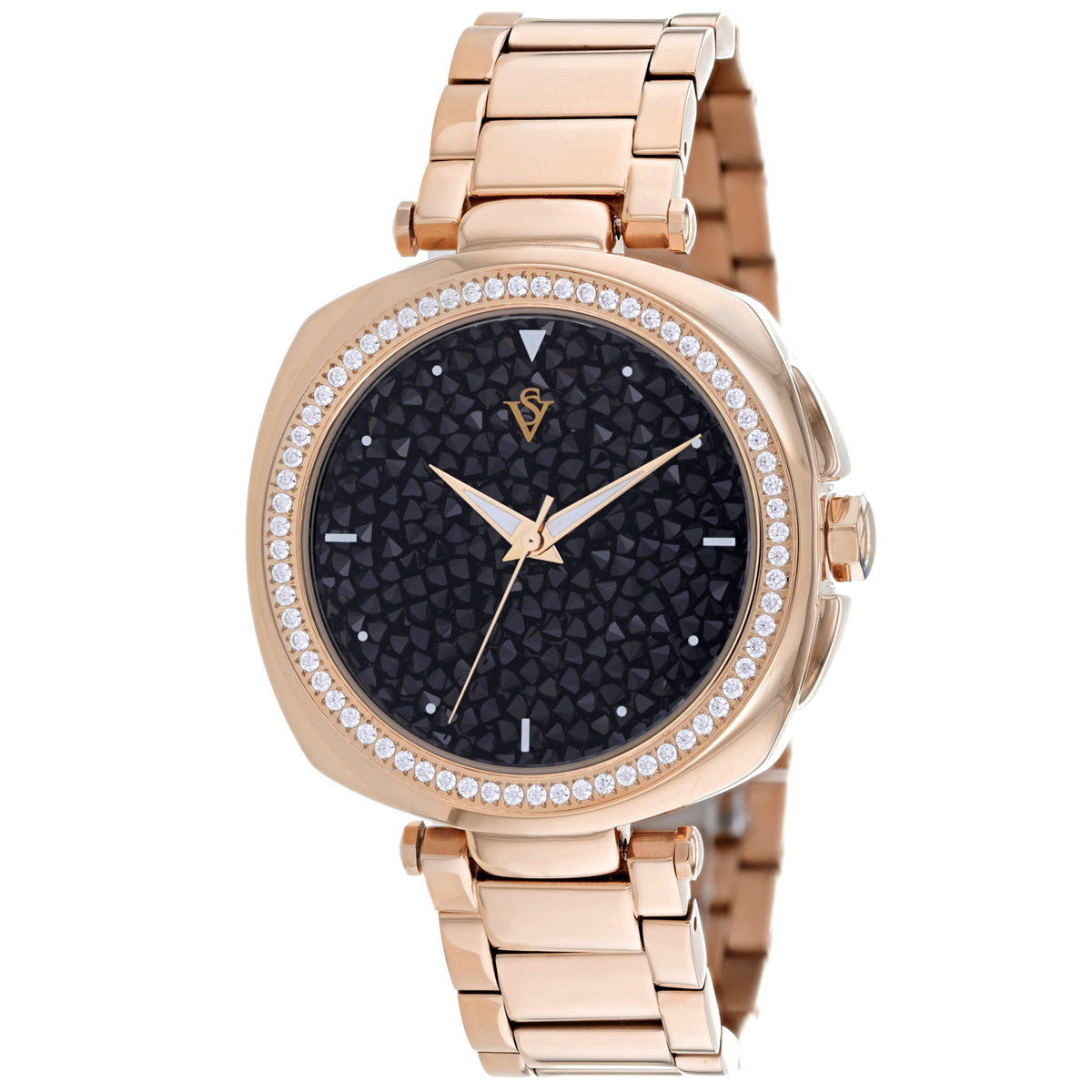 Christian Van Sant Women's Mirabella Black Dial Watch