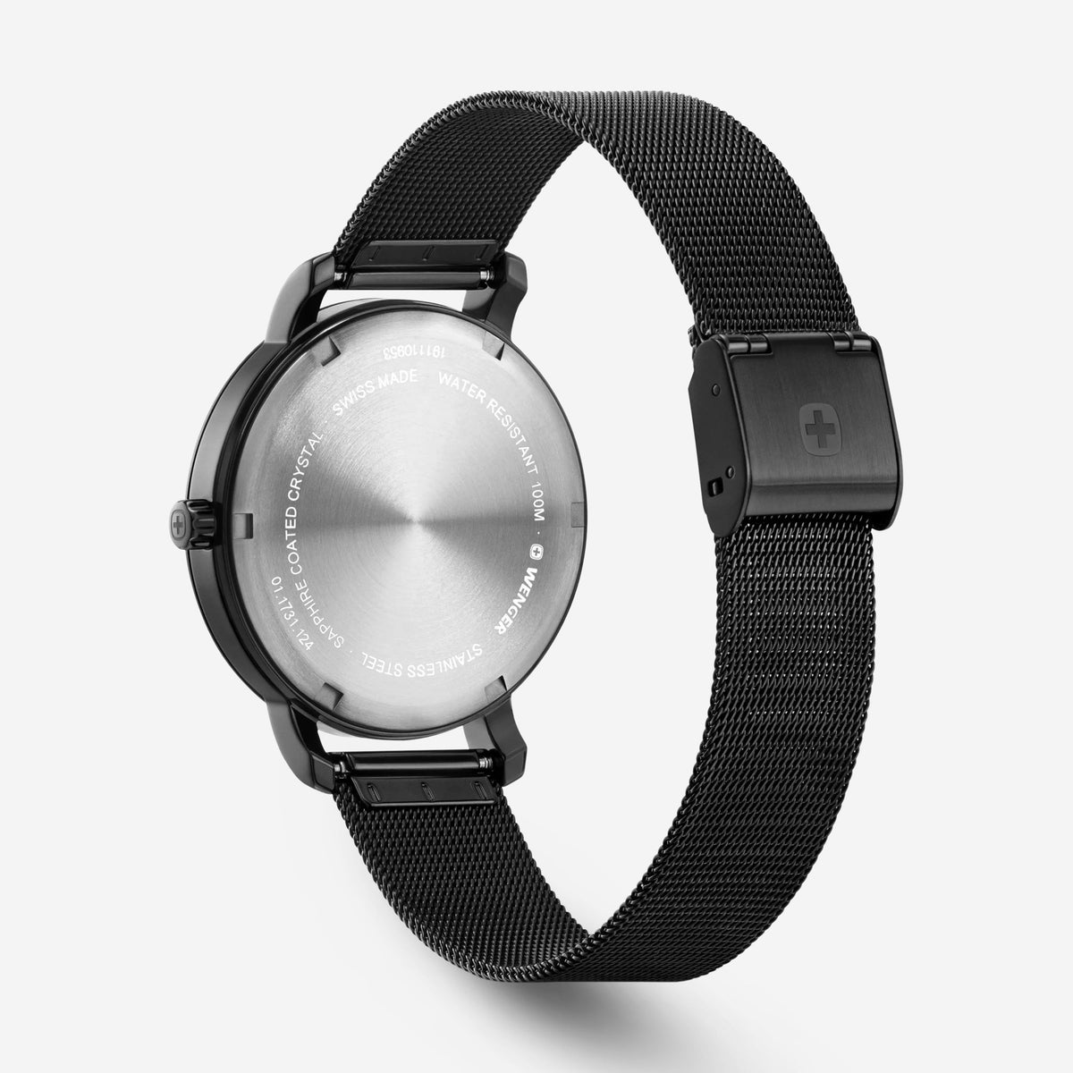 Wenger Swiss Army 01.1731.124 Women's Metropolitan Donnissima Black Watch 38mm