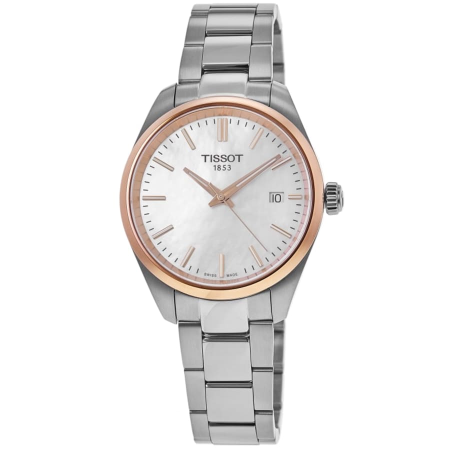 Tissot PR 100 Quartz White Mother of Pearl Stainless Steel Women's Watch T150.210.21.111.00