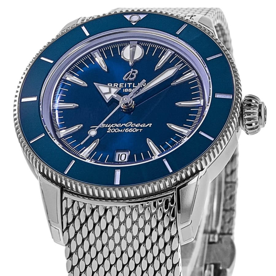 Breitling Superocean Heritage Automatic 36 Blue Dial on Bracelet Unisex Watch A10390161C1A1