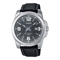 Casio Women’s Grey Dial Genuine Leather Strap Watch - LTP-1314L-8AVDF