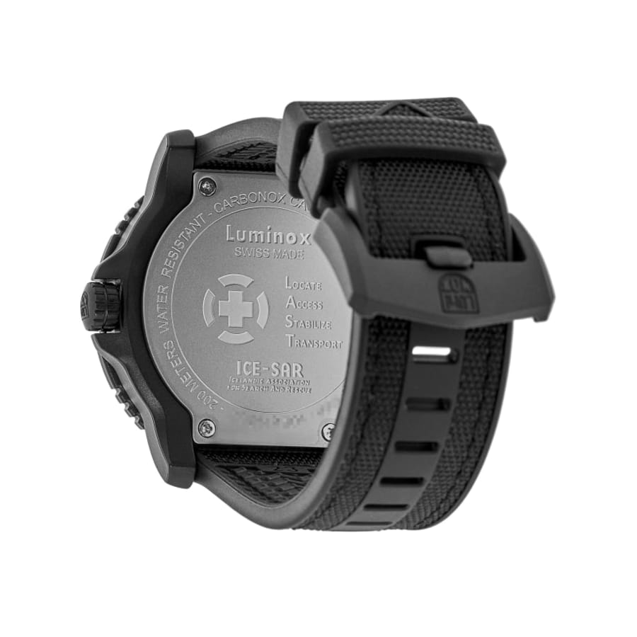 Luminox Ice-Sar Arctic 45mm Black Dial Rubber & Fabric Strap Men's Watch XL.1081