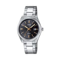 Casio Women’s Black Dial Stainless Steel Date Bracelet Watch - LTP-1302D-1A2V