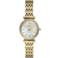 Fossil Women's Carlie Mini White MOP Dial Watch