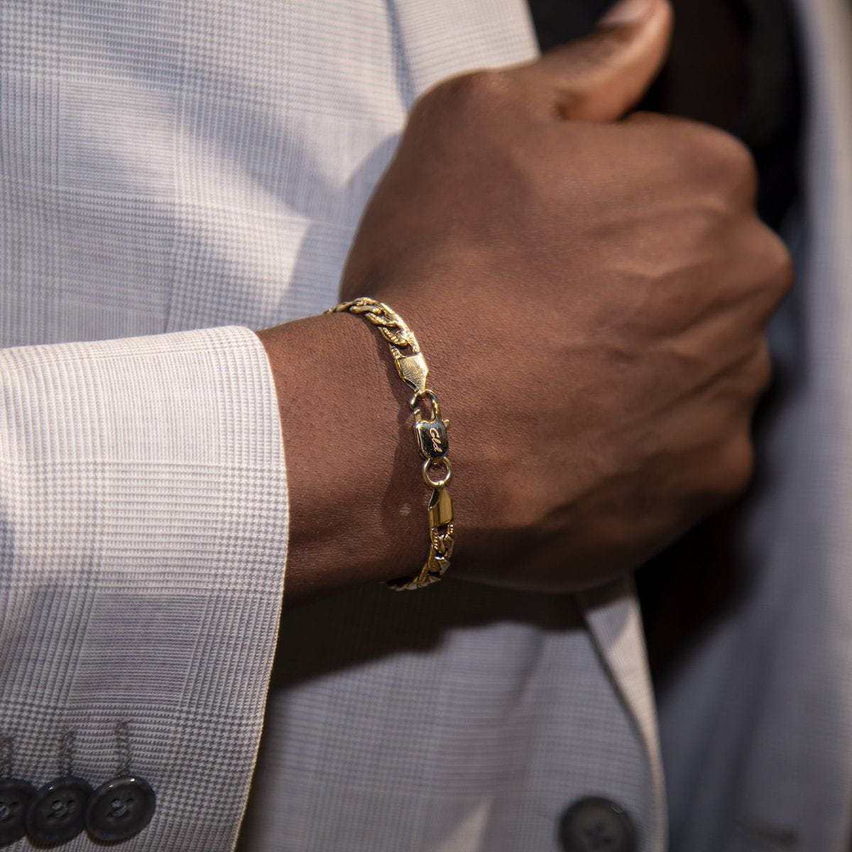 Figaro Link Bracelet in Yellow Gold - 5mm
