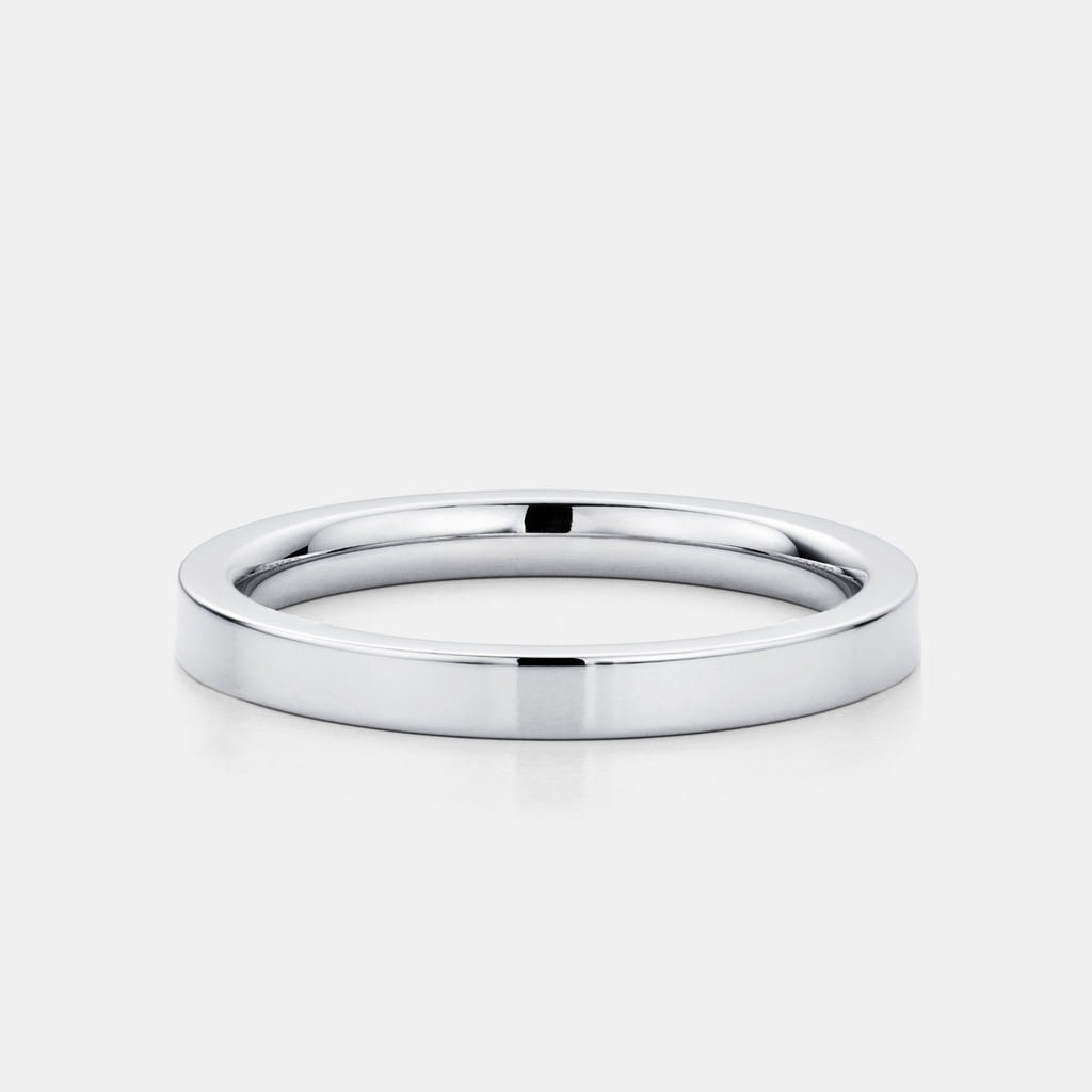 Flat Band Ring (Silver) 3mm