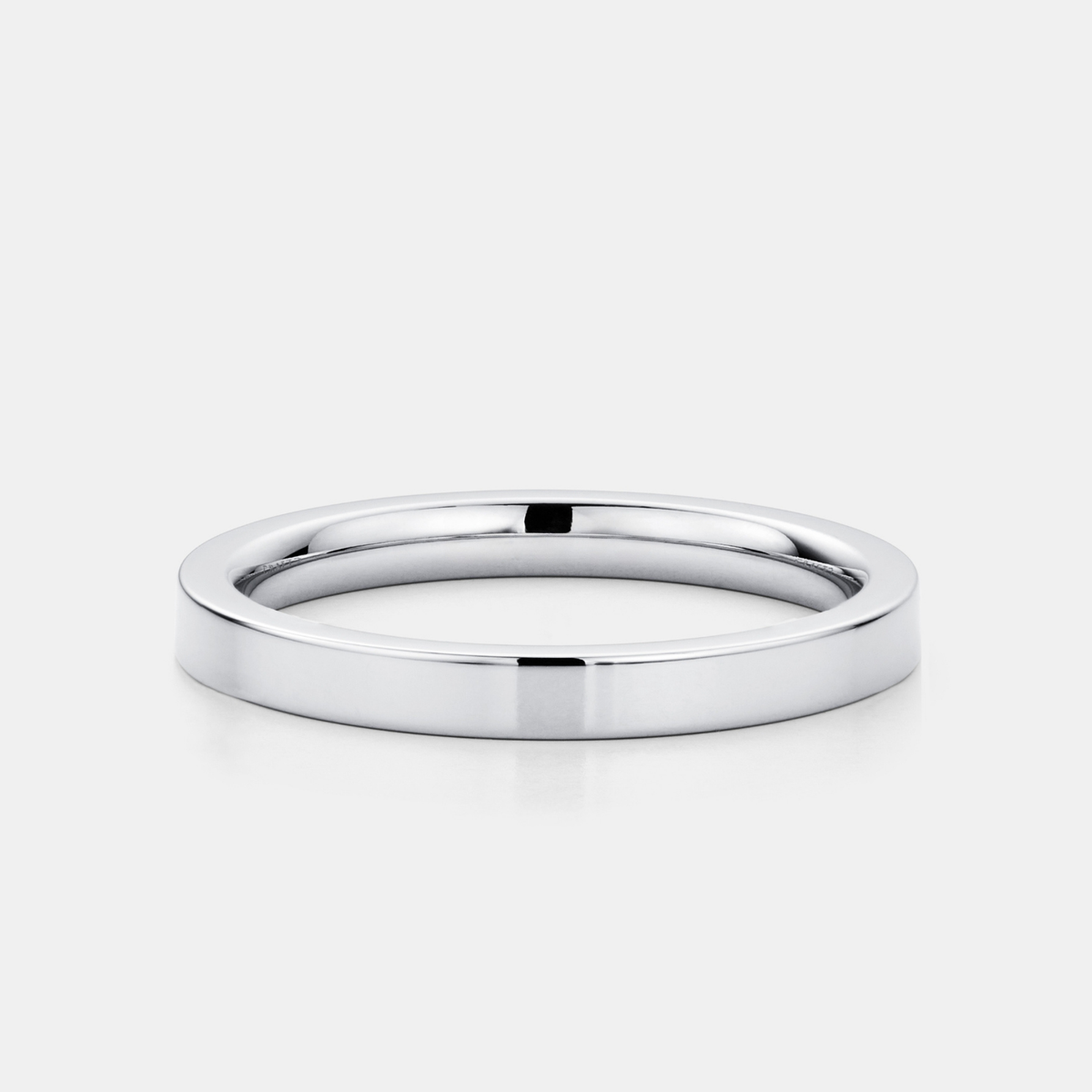 Flat Band Ring (Silver) 3mm