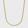 Flat Snake Chain (Gold) - 2mm
