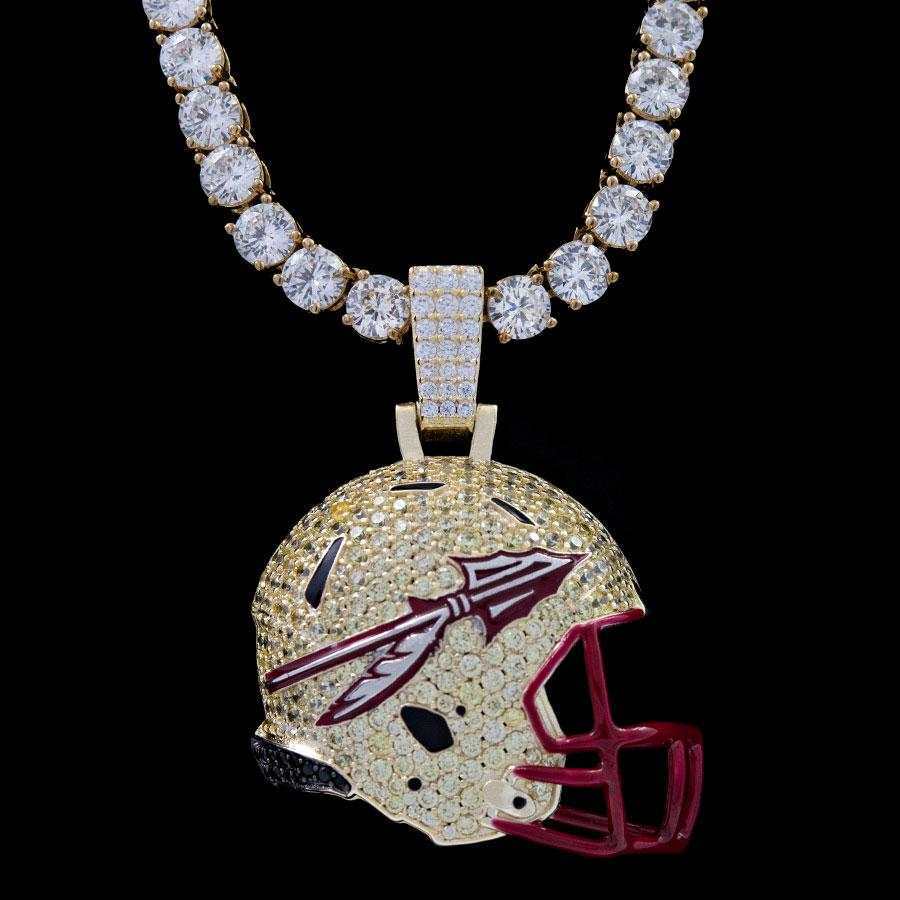 Florida State Official NCAA Football Helmet Pendant