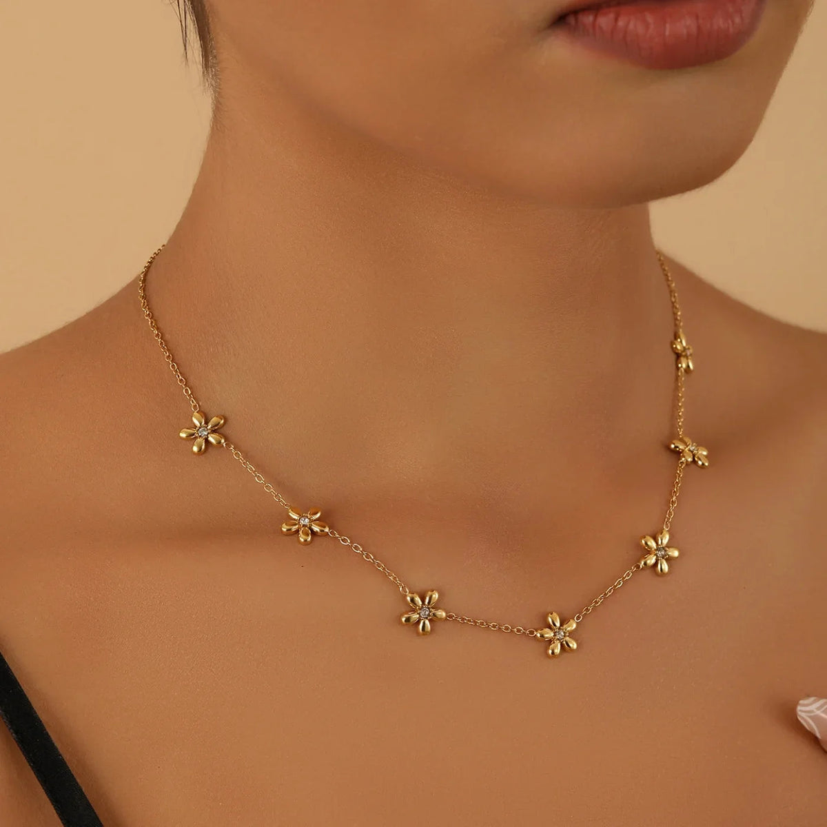Multi Flower Necklace